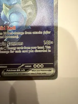 Pokemon TCG Blastoise EX Sir 200/165 Scarlet & Violet 151 - Image 5
