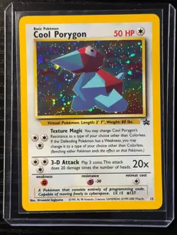 Pokemon TCG Cool Porygon Black Star Promo Holo Foil Near Mint NM - SWIRL - Image 4