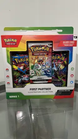 Pokemon First Partner Illustration Collection Series 1 Promo Factory Sealed Box - Image 4