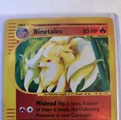 Ninetales Expedition Holo 21/165 Rare E Series Reader Pokemon WOTC TCG - Image 4