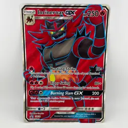 2017 Pokemon JUMBO Incineroar GX SM38 Sun & Moon Black Star Promo - Image 1