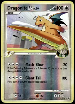Dragonite FB 56/147 Uncommon Supreme Victors Pokemon Reverse Holo HP - Image 1