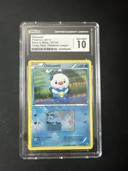 CGC 10 - Oshawott Pokemon League Holo Promo #27/114 - Image 1