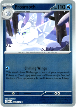 Frosmoth (Reverse Holo) 043/132 - Mega Evolution - Pokemon - NM/M English - Image 1