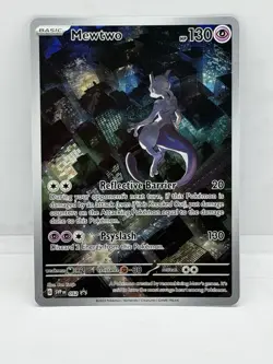 Pokemon TCG Mewtwo SVP 052 Scarlet Violet 151 Black Star Promo - Image 1
