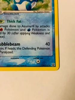 Pokemon TCG Azumarill 114/113 Delta Species Secret Rare - Image 4