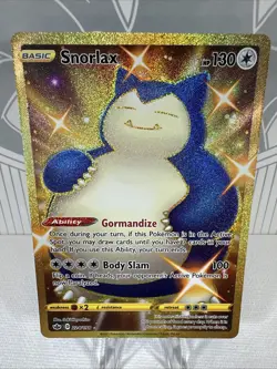 Pokemon Snorlax 224/198 Chilling Reign Gold Secret Rare Full Art Holo NM - Image 1