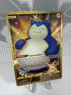 Pokemon Snorlax 224/198 Chilling Reign Gold Secret Rare Full Art Holo NM - Image 3