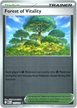 Forest of Vitality (Reverse Holo) 117/132 - Mega Evolution - Pokemon - NM/M - Image 1