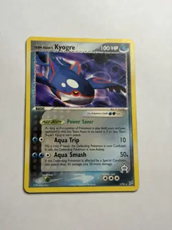 Pokemon TCG Team Aqua's Kyogre 3/95 Team Magma vs Team Aqua 2004 100 HP - Image 1