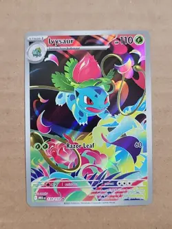Pokemon TCG Ivysaur Illustration Rare Mega Evolution 134/132 - Image 1