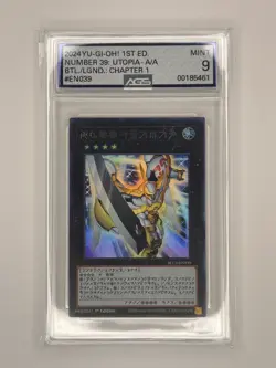 Yu-Gi-Oh! TCG Number 39: Utopia (Alternate Art) Battles of Legend AGS 9 - Image 1