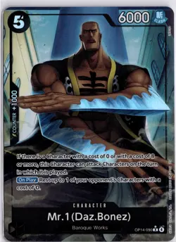 One Piece TCG Mr. 1 (Daz.Bonez) OP14-090 Alt Art AA Card Game CCG English - Image 1