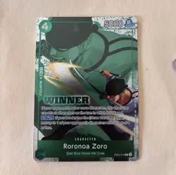 One Piece Card Game TCG Roronoa Zoro EB02-019 Tournament Pack 2025 Vol. 3 - Image 1