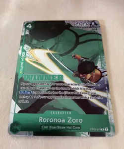 One Piece Card Game TCG Roronoa Zoro EB02-019 Tournament Pack 2025 Vol. 3 - Image 2