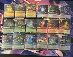 Disney Lorcana Epic Foil Set 1-18 Whisper in the Well Complete Set - Image 1
