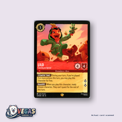 Disney Lorcana Lilo Causing An Uproar (Legendary) Non-Foil Card - 137/204 - NM - Image 1