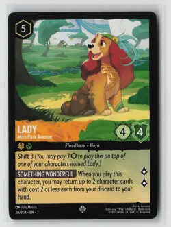 Lady - Miss Park Avenue 28 Archazia's Island Disney Lorcana - Image 1