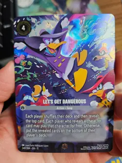 Let's Get Dangerous 240/204 Enchanted - Disney Lorcana Winterspell - Image 1