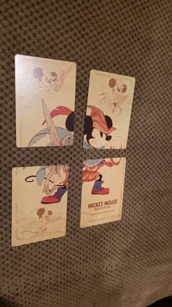 FIRST CHAPTER 4 Card Puzzle Complete Set 2023 Disney Lorcana Mickey Mouse Tailor - Image 2