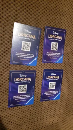 FIRST CHAPTER 4 Card Puzzle Complete Set 2023 Disney Lorcana Mickey Mouse Tailor - Image 3