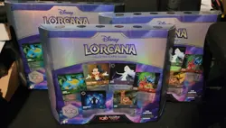 Disney Lorcana 100 Collector Rise Of The Floodborn Gift Set LOT OF 3 SEALED NEW - Image 1