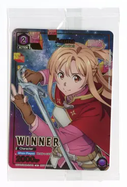 Asuna (Winner) Foil Union Arena Sword Art Online Promo Card SAO-2-041 Sealed - Image 1