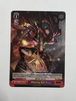 Weiss Schwarz Goddess Nikke NIK/S117-E080S Piercing Red Fang SR English - Image 1