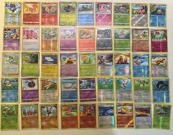 40x Pokemon Holo/Reverse Holo Card Lot – Modern Bulk No Duplicates - Image 1