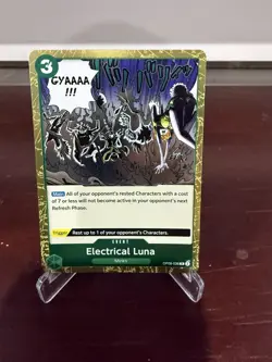 One Piece Card Game- Electrical Luna Rare op08-036 Mint English. - Image 1