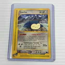 Snorlax - 100/144 - Skyridge - Common - English - MP - Pokemon Card - Image 1