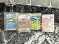 Pokemon Card Lot Of 4 151 Venusaur Ex IR , Raging Bolt Ex , Pidgeot Ex IR NM - Image 1