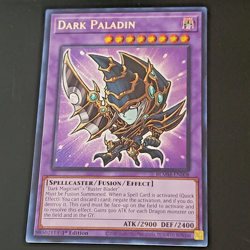 Dark Paladin BLMM-EN008 Secret Rare 1st Edition Yugioh Card NM Free Shipping - Image 1