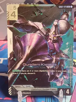 Gundam Kimaris (LR) GD02-070 - Gundam TCG Card Game - Dual Impact *English - Image 1