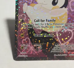 Emolga RC23/RC25 Legendary Treasures Radiant Holo Rare Full Art LP Pokemon Card - Image 5