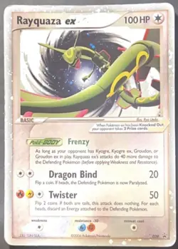 Rayquaza ex 039 Nintendo Promo Holo Basic English Pokemon TCG Card - Image 1