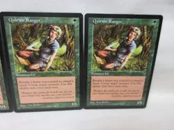 QUIRION RANGER X3 MAGIC THE GATHERING VISIONS VINTAGE MTG CARD #386 - Image 4