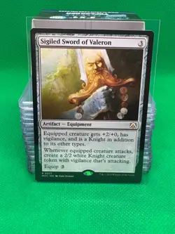 MTG - SIGILED SWORD OF VALERON - March of the Machine Com (R) - Image 1