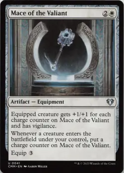 Mace of the Valiant U Commander Masters 41 NM MTG - Image 1