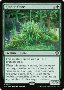 MTG Secrets of Strixhaven Commander - Kinetic Ooze - Image 1