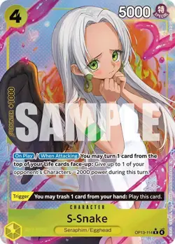 S-Snake (Alternate Art) [OP13 - OP13-114] - NM [Foil] TCG One Piece - Image 1