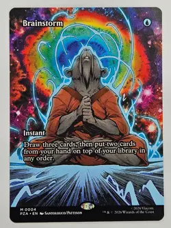 Magic: The Gathering PZA M 0004 Brainstorm (Borderless) TMNT - Image 1