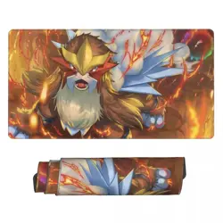 Board Game - Pokemon Entei Playmat Games Mousepad Play Mat of TCG 114575 - Image 1
