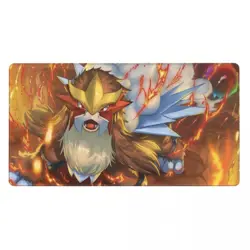 Board Game - Pokemon Entei Playmat Games Mousepad Play Mat of TCG 114575 - Image 3
