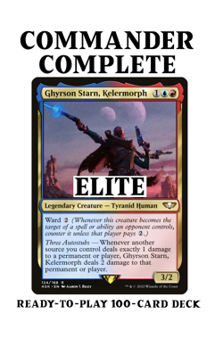 Ghyrson Starn, Kelermorph ELITE Death by 1,000 Pings Magic MTG Commander Deck - Image 1