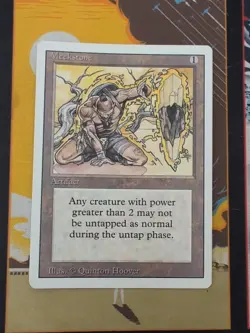 Magic The Gathering REVISED EDITION MEEKSTONE L3 - Image 1