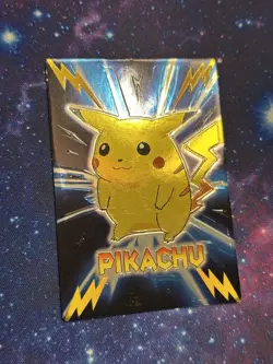 1999 Pokemon Meiji Promo Foil Japanese Embossed Pikachu LP - Image 3