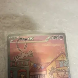 Mew EX 053 SVP Black Star Promo Full Art Holo English Pokemon Card - Image 2