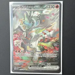 Pokemon TCG Reshiram Holo Full Art Sir 166/086 White Flare English - Image 1
