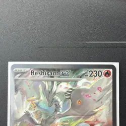 Pokemon TCG Reshiram Holo Full Art Sir 166/086 White Flare English - Image 2